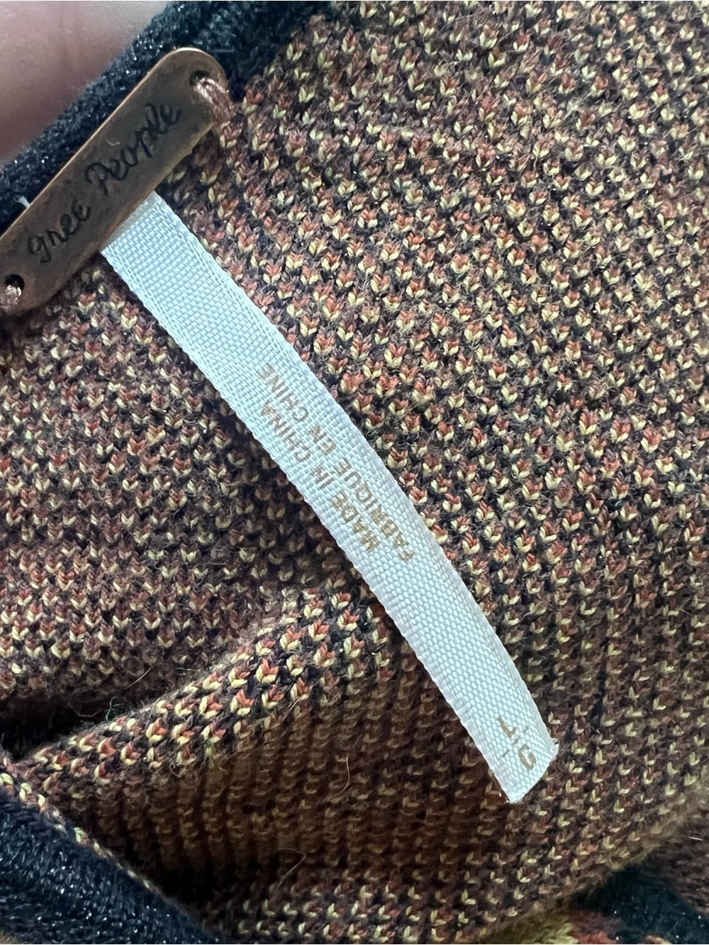 Free People intarsia knit sweater dress - Picture 5 of 7